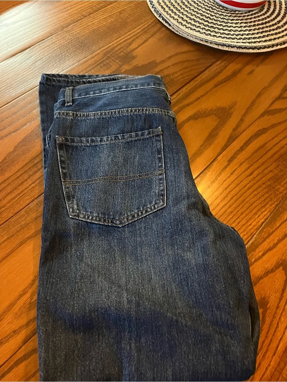 The Children's Place Dark Blue Straight-Leg Jeans for Kids 16 Husky